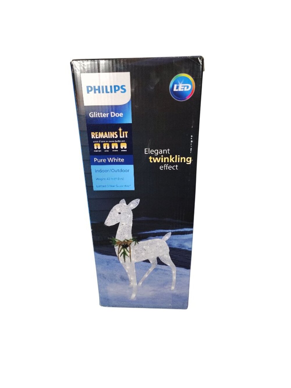 Philips Glitter Doe 40 in Height Elegant Twinkling LED Indoor/Outdoor Decoration
